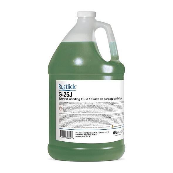 Rustlick Grinding Fluid, G-25J, Synthetic, 1 gal, Jug, Dark Green 75012
