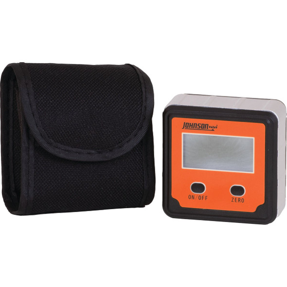 Johnson Level Plastic Magnetic Digital Protractor Angle Locator 1886-0000
