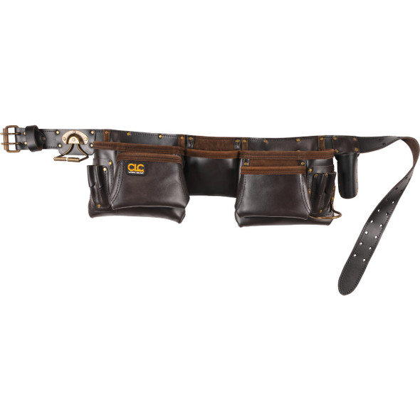 CLC 12-Pocket Leather Construction Carpenter Apron 19427