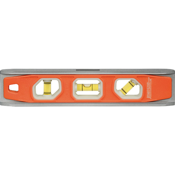 Johnson Level 9 In. Aluminum Magnetic Glo-View Torpedo Level 1435-0900