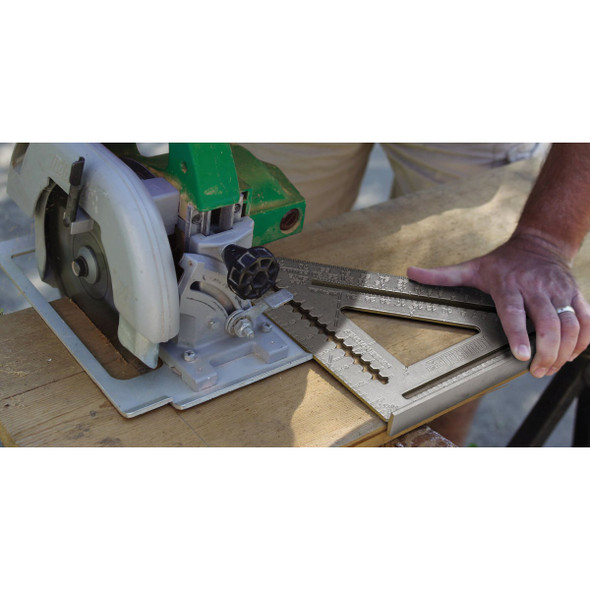 Johnson Level Johnny Square 12 In. Aluminum Rafter Square RAS-120 302084
