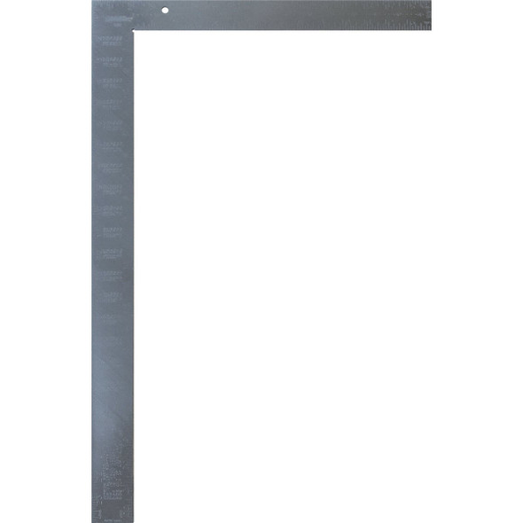 Johnson Level 16 In. x 24 In. Steel Carpenter's Square with Tables CS2
