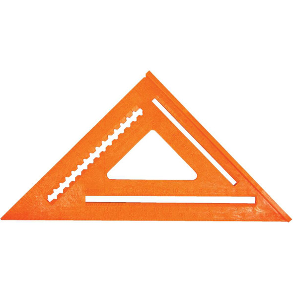 Johnson Level 7 In. Plastic Structo-Cast Rafter Square RAS-70B-ORAN