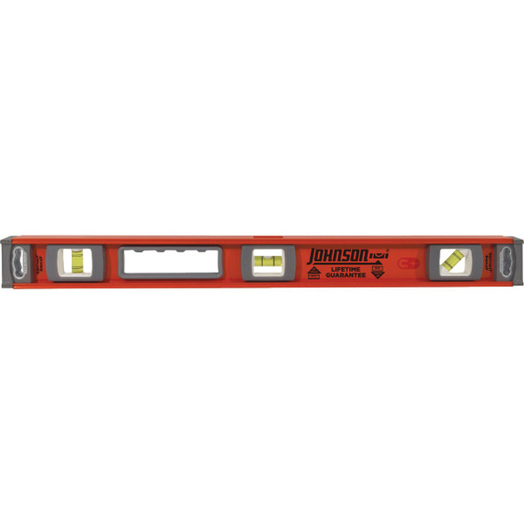 Johnson Level 24 In. Magnetic Heavy-Duty Aluminum I-Beam Level 1254-2400