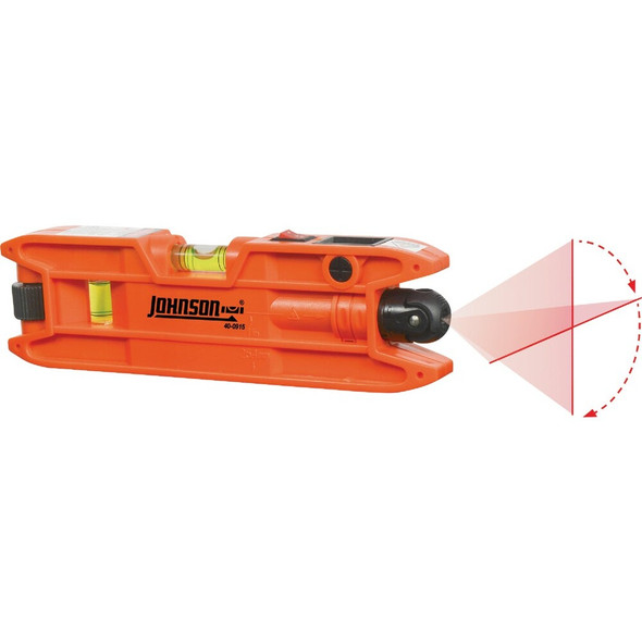Johnson Level 100 Ft. Manual-Leveling Magnetic Torpedo Laser Level 40-0915 365076