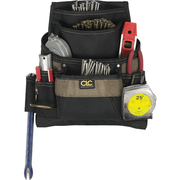 CLC 11-Pocket Polyester Nail & Tool Bag 1620
