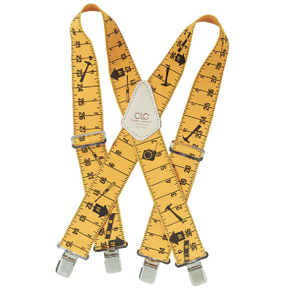 Custom Leathercraft Ruler Pattern Work Suspenders 110RUL
