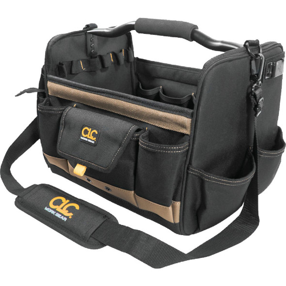 CLC 14 In. 21-Pocket Open Top Soft Sided Tool Tote