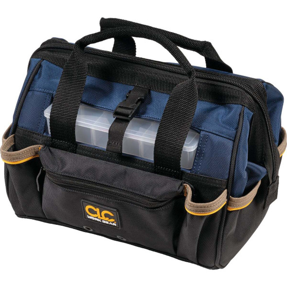 CLC 21-Pocket 12 In. Tool Bag with Top-Side Tray 1533