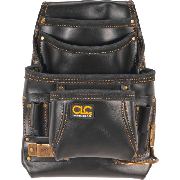 CLC 10-Pocket Leather Carpenter's Nail & Tool Bag 179354