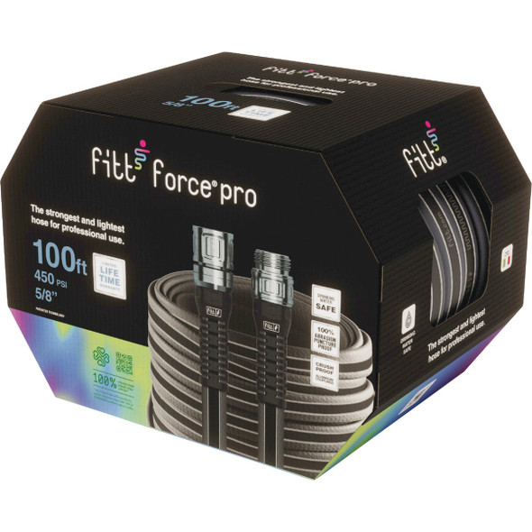 Fitt Force Pro 5/8 In. Dia. x 100 Ft. Commercial Grade Hose FFP55800