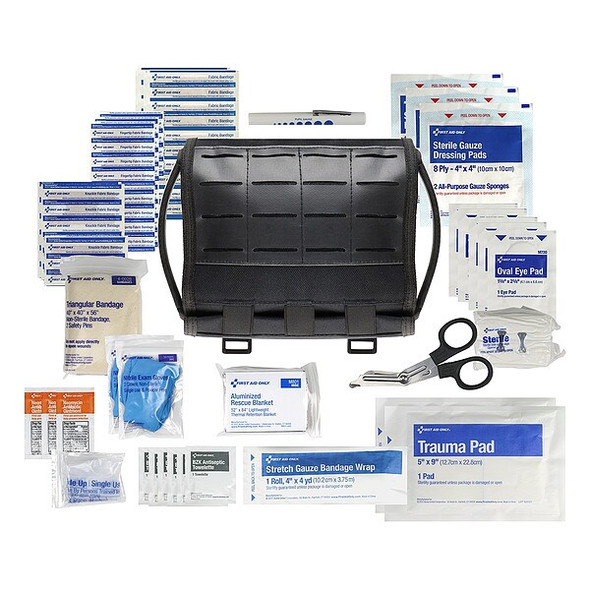 First Aid Only First Aid Kit, Fabric Kit, 93 Components, 24 People Served 91389