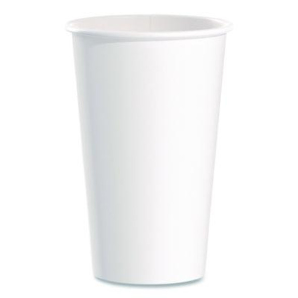 SOLO® Paper Hot Cups, 16 oz, White, 50/Pack 316W-2050