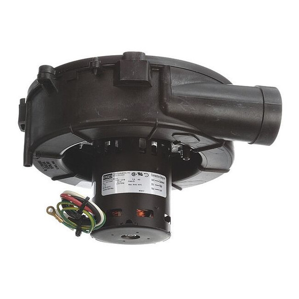 Draft Inducer, 115, Plastic, 6 in W, 8 1/2 in H, 2.0/2.1 Inlet and Outlet Dia.