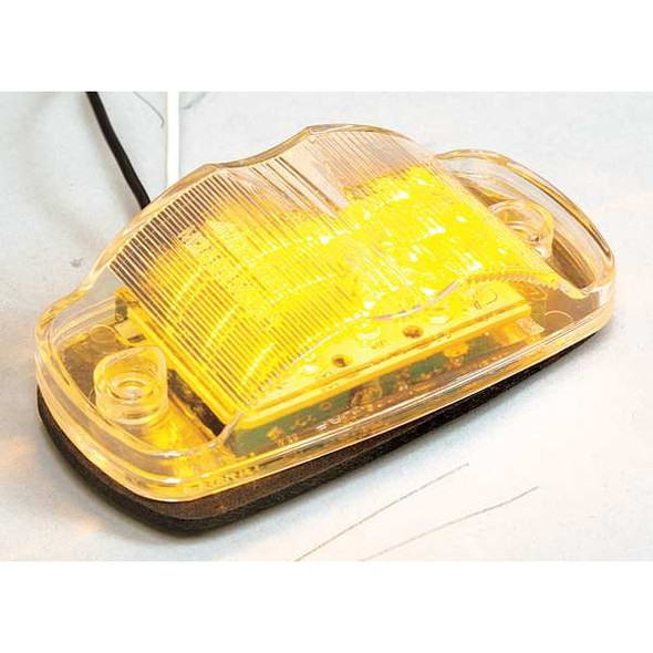 Maxxima Clearance Light, LED, Amber, Surf, Oval, 4 L 3JYD8