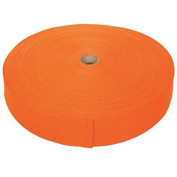 Bulk-Strap Webbing,Polypropylene,1 1/2" W,Orange P15300OR Bulk-Strap Webbing,Polypropylene,1 1/2" W,Orange P15300OR