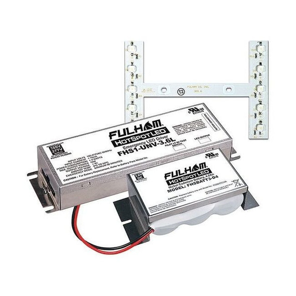 Fulham LED Emrg Driver,4W,UL Listed,1000 lm,4Ah FHSKITT08LHD