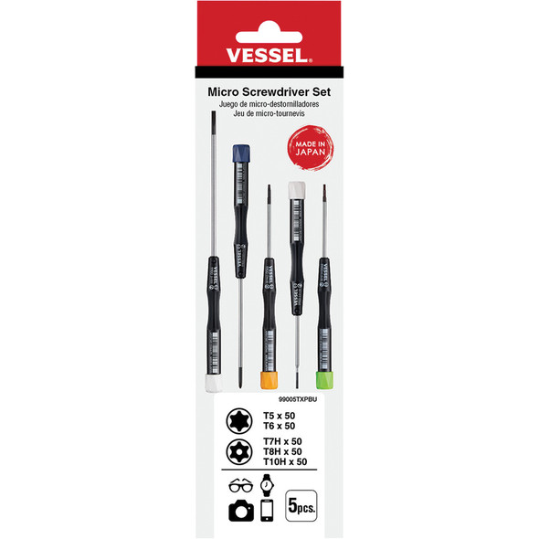 Micro Screwdrivers Set (Torx 5pcs) 99005TXPBU