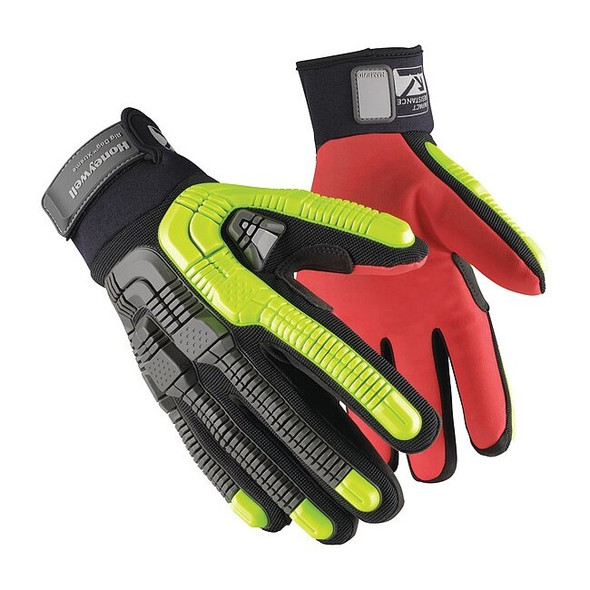 Honeywell Mechanics Gloves, Cut Level A6 ,M 1 PR 42-622BY/8M