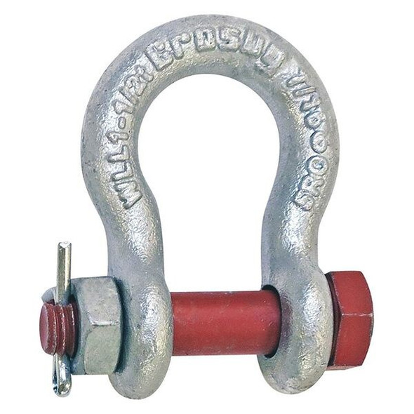 Crosby Anchor Shackle,34,000 lb,Carbon Steel 1019631