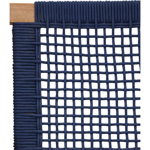 3-Piece Navy Acacia Wood Chat Set
