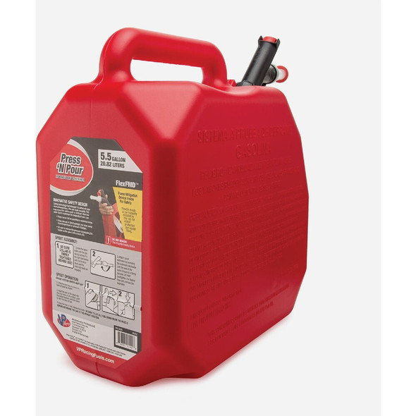 VP Racing Press 'N Pour 5.5 Gal. Red Gas Can 3839 591359