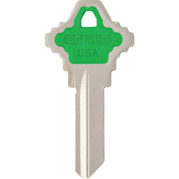 ILCO Schlage Design Decorative House Key, SC1-Green (5-Pack) IAK00002502