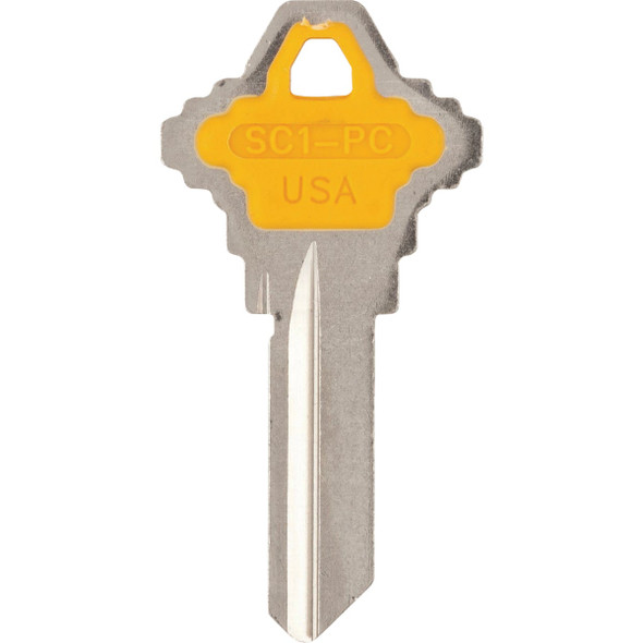 ILCO Schlage Design Decorative House Key, SC1-Yellow (5-Pack) IAK00002522