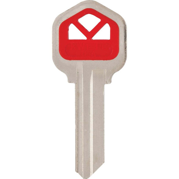 ILCO Kwikset Design Decorative House Key, KW1-Red (5-Pack) IAK00002432