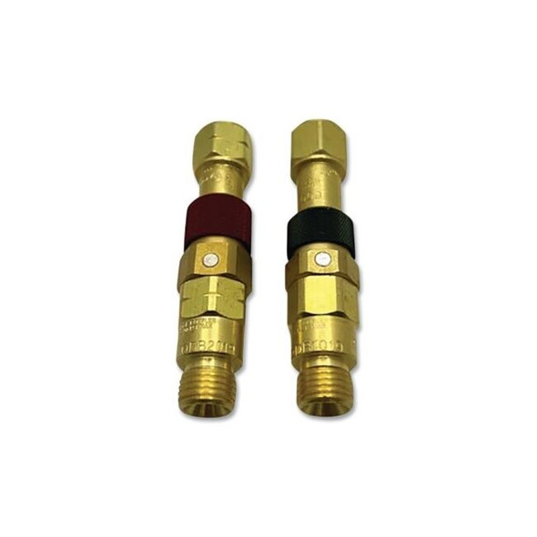 Quick Connect Set, Torch-to-Hose, Brass, QDB11/QDB12, Fuel Gas/Oxygen