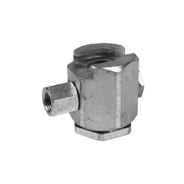 Button Head Coupler, Female/Female, 1/8 in, Giant pull-on type