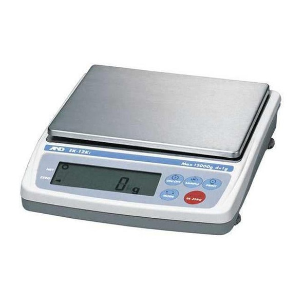 A&d Weighing Digital Compact Bench Scale 2000g Capacity EK-2000I