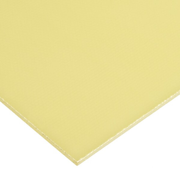 Yellow G-10 Fiberglass Epoxy Laminate Sheet 12" L x 12" W x