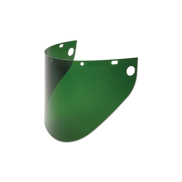 High Performance Faceshield Windows, , Dark Green, Extended View, 19-3/4 in W x 9 in L