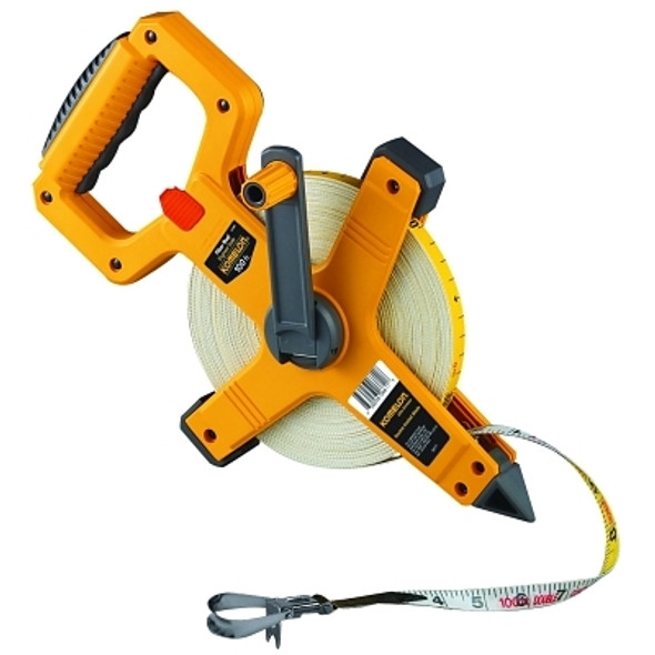 Fiberglass Long-Reel Tapes, 1/2 in x 100 ft Fiberglass Long-Reel Tapes, 1/2 in x 100 ft