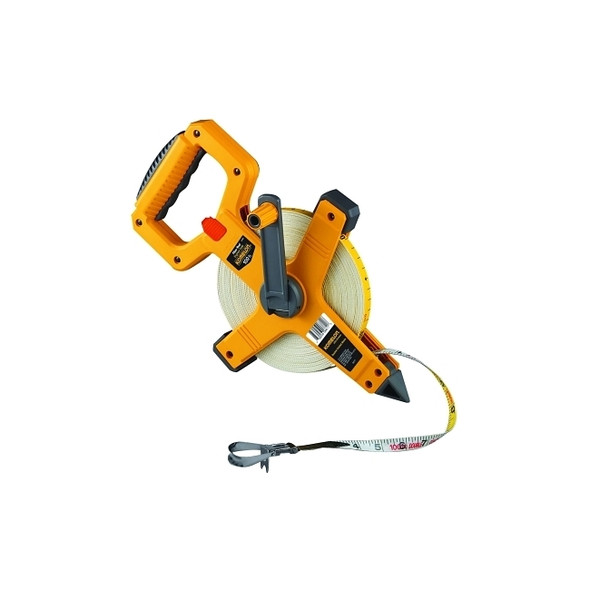 Fiberglass Long-Reel Tapes, 1/2 in x 100 ft