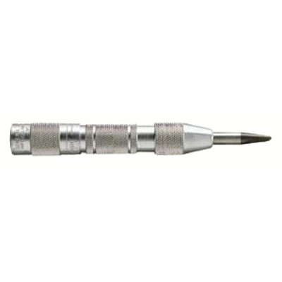 Ball Bearing Automatic Center Punch, 5 in, 1-1/4 in tip, Aluminum