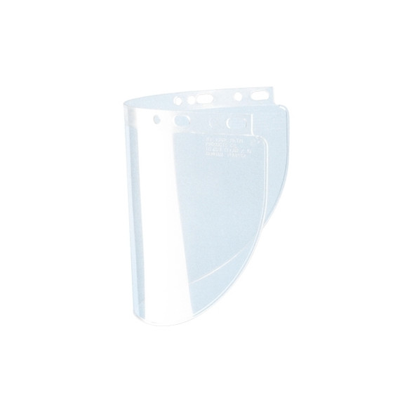 High Performance® Faceshield Window, Clear, Wide View, 16-1/2 in W  x 8 in L