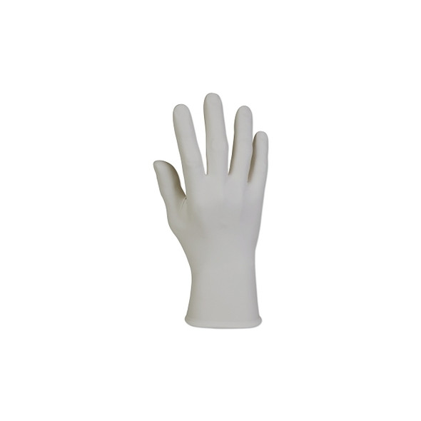 STERLING Nitrile Exam Gloves, Beaded Cuff, Small, Grey Pack of 10