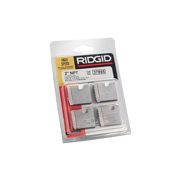 Manual Threading/Pipe and Bolt Dies Only, 2 in - 11-1/2 NPT, 12R, HS