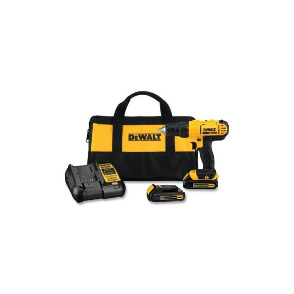 20V MAX* Lithium Ion Compact Drill/Driver Kits, DCD771 1/2 in Drill Driver, 20 V