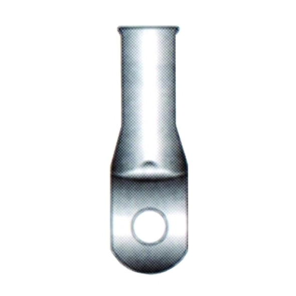 Cable Lug, 21/64 in Stud Hole, 0.334 in  Barrel, 2 to 6 Cable Cap,