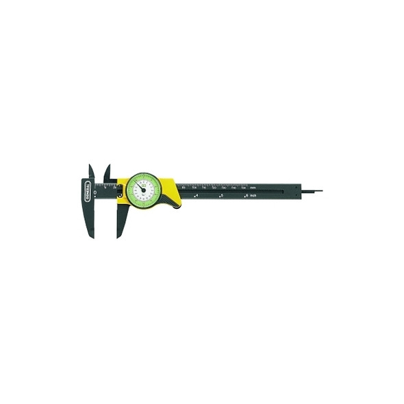 Dial Caliper, 0 in-6 in, Plastic