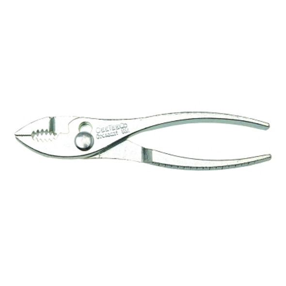 Cee Tee Co.® Curved Jaw Slip Joint Plier, 8 in, Non-Slip Handle
