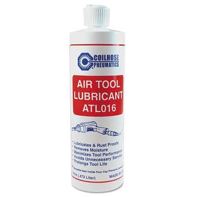 Air Tool Lubricant, 16 oz Fliptop Bottle Pack of 12