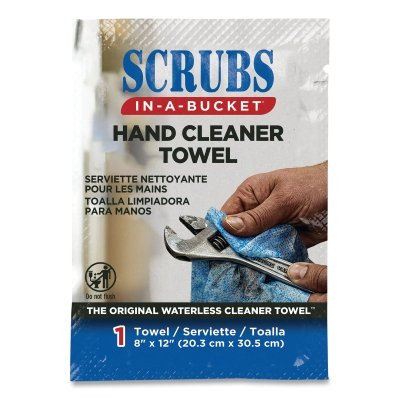 Hand Cleaner Towels, Single Packet, Citrus Pack of 100