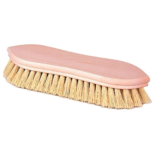 Utility Scrub Brushes, Hardwood Block, 1 1/8 in Trim L, Tampico Fill Pack of 12