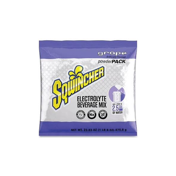 Powder Packs, Grape, 23.83 oz, Pack, Yields 2.5 gal