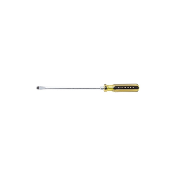 100 Plus Round Blade Standard Tip Screwdrivers, 3/8 in, 15 1/4 in Long