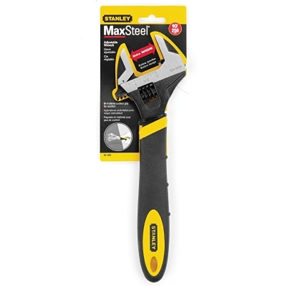 Adjustable Wrench, 8 in Long, 1 in Opening, Chrome